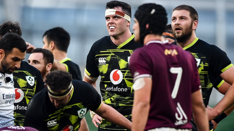 James Ryan (c) has led the team in Johnny Sexton's absence
