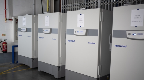 Some of the ultra low freezers purchased by the HSE for storing virus vaccines