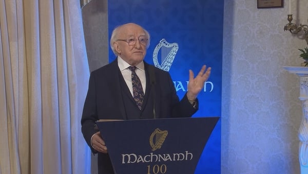 President Michael D Higgins said events between 1912-1922 were 'integral' in shaping the nation