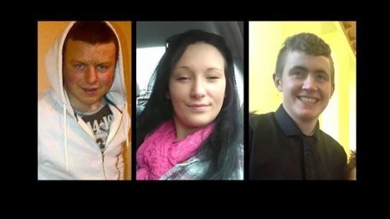 Stephen McCafferty, Teresa Robinson and Kaylem Murphy died in the collision in July 2016