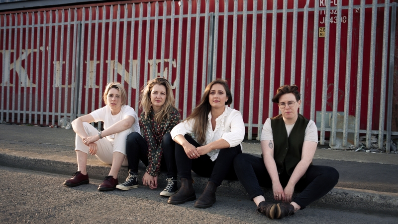 Pillow Queens Pamela Connolly, Sarah Corcoran, Rachel Lyons and Cathy McGuinness