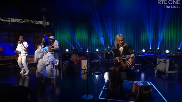 Denise Chaila and Sharon Shannon on The Late Late Show
