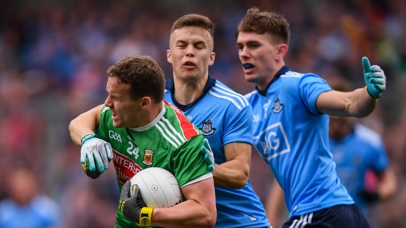 Eoin Murchan (c) and Michael Fitzsimons are two-thirds of a relatively small Dublin full-back line