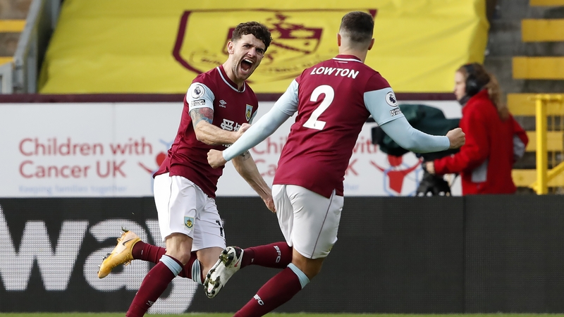 Robbie Brady put Burnley into an early lead at Turf Moor