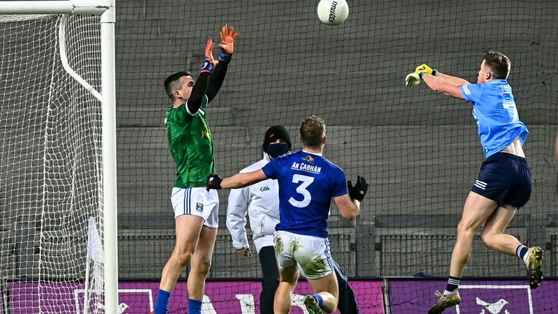 Robbie McDaid palms home his goal