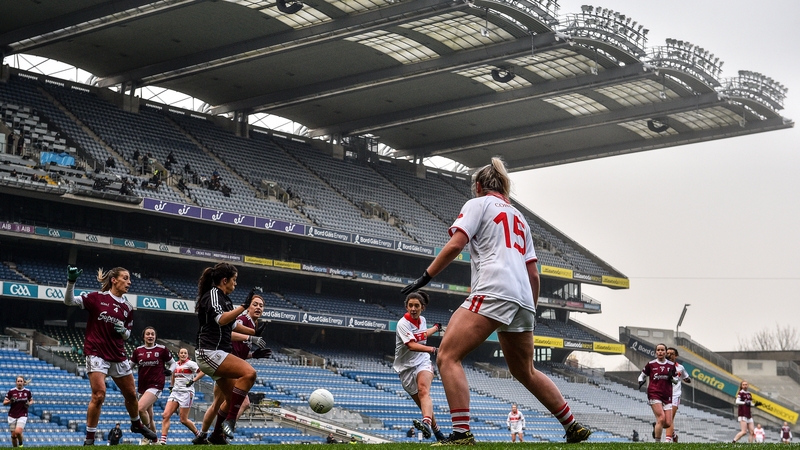 Ciara O'Sullivan scores Cork's second goal at Croke Park