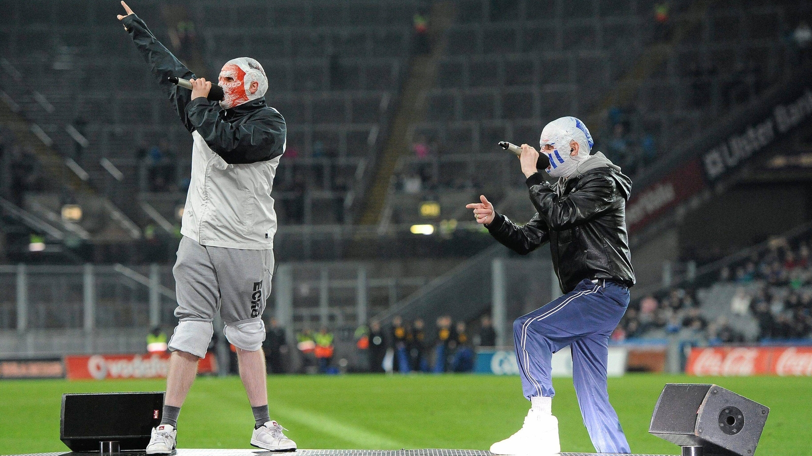 The Rubberbandits were one of the musical acts to perform during the 2012 Spring Series