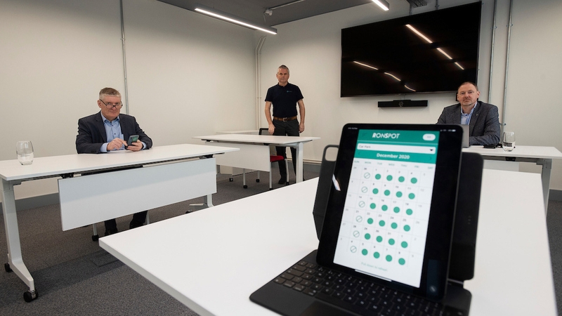 Colin Henehan, HBAN WxNW Syndicate Member; Michael Furey, Ronspot Solutions Founder; and Ultan Faherty, HBAN Coordinator for the West Region.