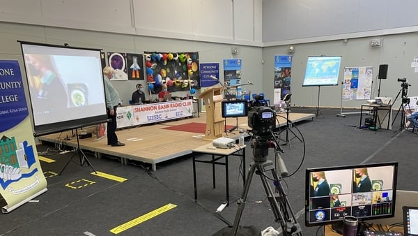 The radio link set up at Athlone Community College