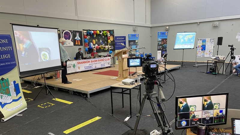 The radio link set up at Athlone Community College