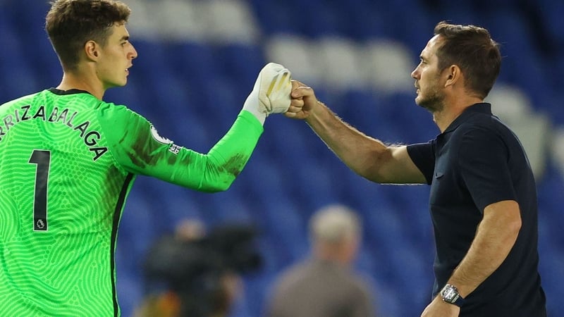 Kepa Arrizabalaga has fallen down the pecking order under Frank Lampard