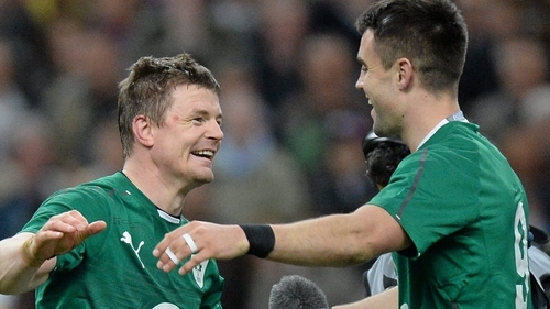 Brian O'Driscoll and Conor Murray