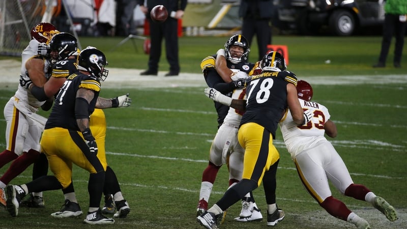 The Steelers' weak run game and over-reliance on the arm of quarterback Ben Roethlisberger caught up with them at Heinz Field on Monday night