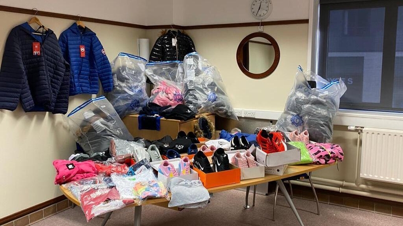 Counterfeit clothes and footwear found during raid