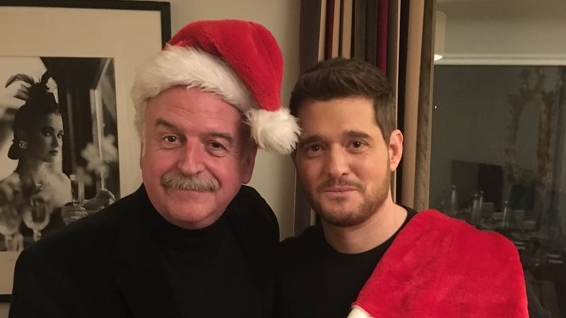 The man on the right is responsible for 13% of Spotify's most popular Christmas songs. The man on the left is a national treasure.