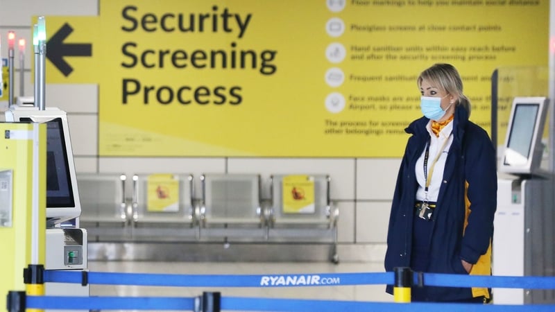 Dublin Airport estimates that just 137,000 people are due to travel through the airport this Christmas compared to almost 1.2 million last year