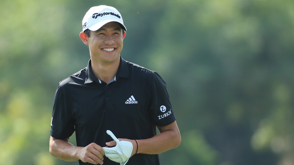 Collin Morikawa during the Pro Am event prior to the start of the DP World Tour Championship at Jumeirah Golf Estates