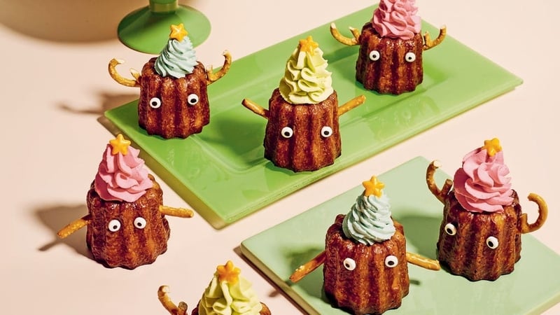 Kim-Joy's canelés have a crunchy outside and a custardy middle.