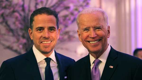 Joe Biden said he was "deeply proud" of his son (File pic)