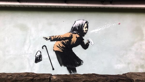 The image is on the exterior wall of a house on Vale Street in Bristol, the steepest street in England