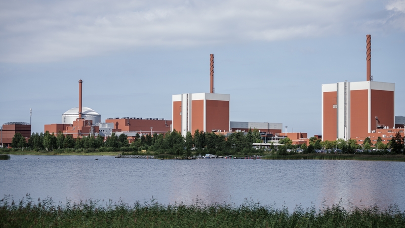 The incident happened at the Olkiluoto 2 power plant in western Finland (File pic)