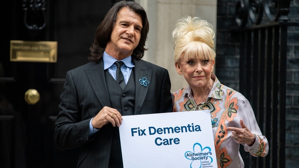 Dame Barbara Windsor arrives at 10 Downing Street with her husband Scott Mitchell on September, 2019. (Photo by Chris J Ratcli)