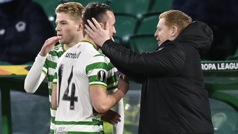 David Turnbull scored the winner against Lille to put a smile on the face of beleaguered Celtic boss Neil Lennon