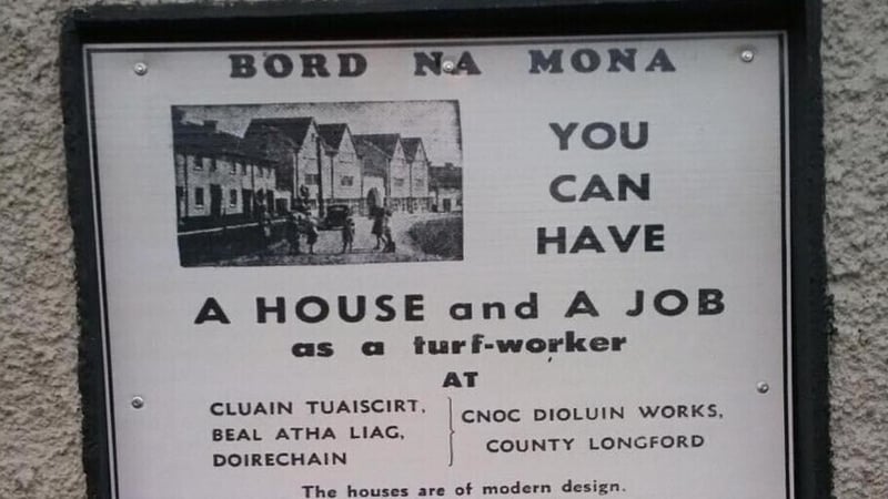 The arrival of power stations and Bord na Móna brought wealth to the midlands region