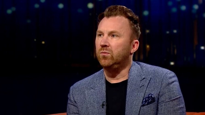 Jason Byrne, pictured in studio for Deirdre O'Kane Talks Funny - "I've never grieved before"