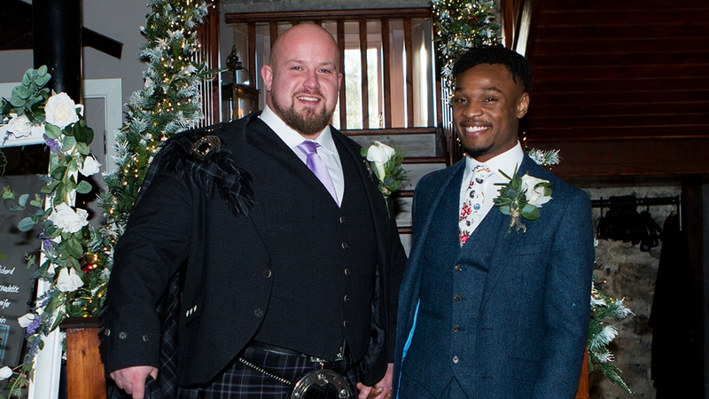 Chris McNaghten and Jon Swan married in Larne, Co Antrim