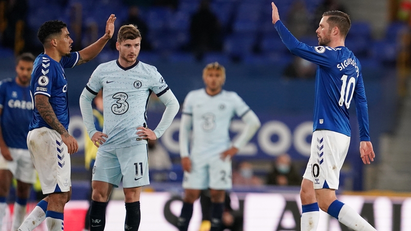 Gylfi Sigurdsson scored the only goal of the game at Goodison