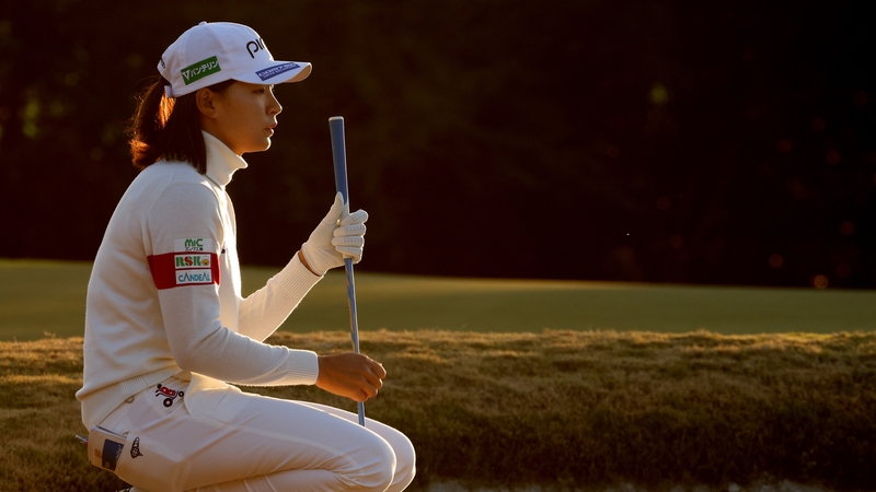 Hinako Shibuno is one shot clear in Houston