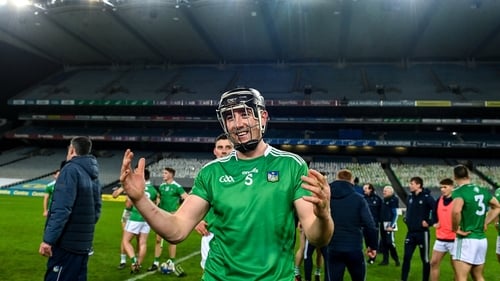 Diarmuid Byrnes celebrates victory at Croke Park