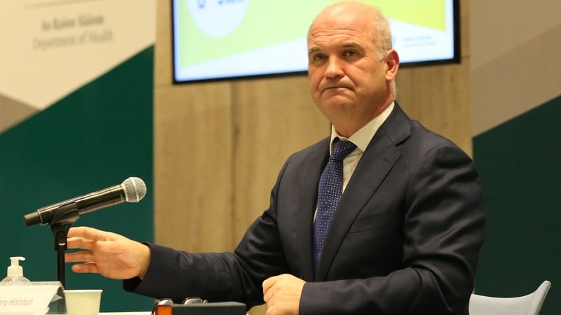 Dr Tony Holohan said the five day moving average has now increased above 300 per day