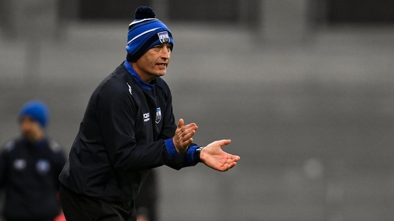 Waterford manager Liam Cahill watches on during the All-Ireland hurling final