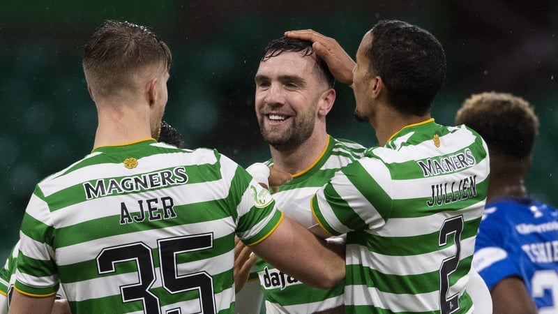 Duffy celebrating after yesterday's goal