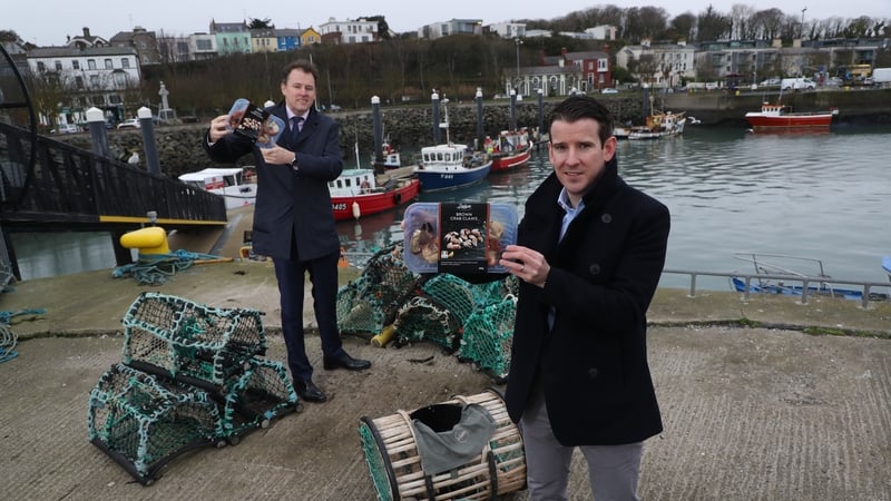 Charlie McConalogue, Minister for Agriculture, Food and the Marine, and Kevin Haverty, Buying Director at Lidl Ireland