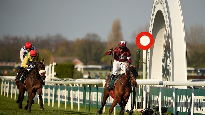 Magic Of Light finishing second behind Tiger Roll in the 2019 Grand National