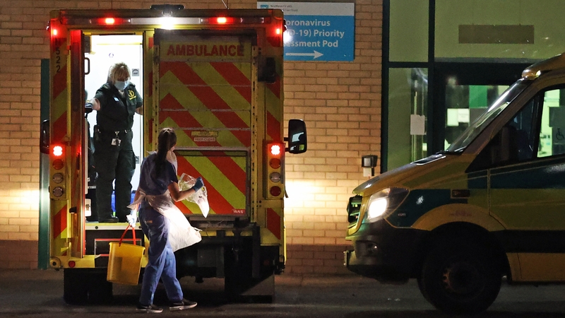 Doctors had to treat patients in the car park as ambulances became backed up