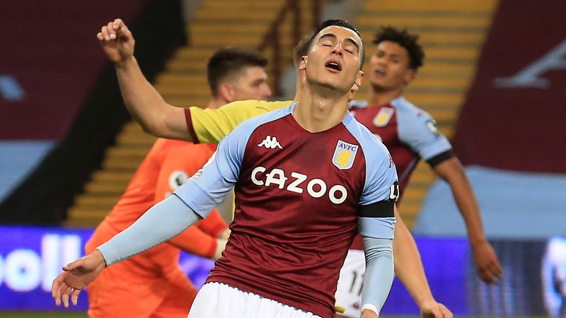 Anwar El Ghazi was responsible for eight of Aston Villa's 27 shots