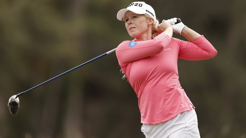 Stephanie Meadow is five shots off the lead