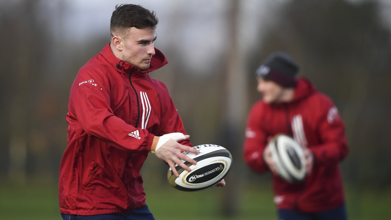 Shane Daly starts on the wing for Munster
