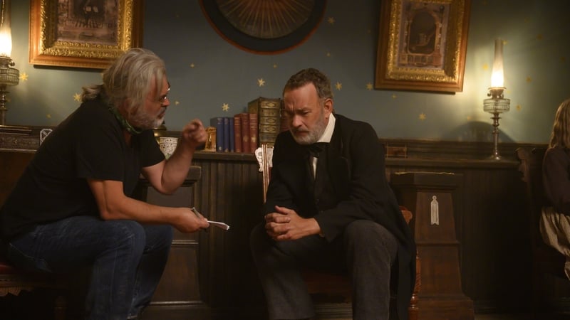 Hanks: "I was hell bent on authenticity and the real news and the real stories, and almost a dry perspective and presentation of them."