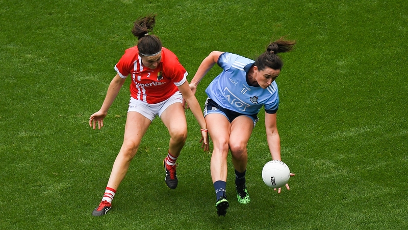 Niamh McEvoy in action against Hannah Looney of Cork last year