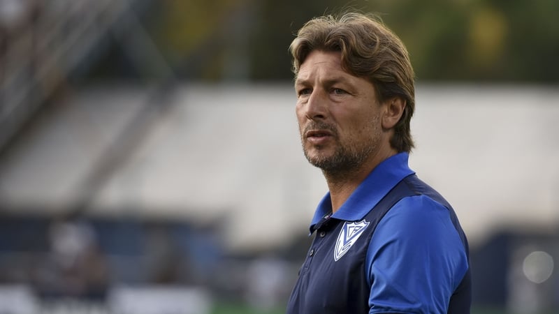 Gabriel Heinze with Velez Sarsfield in January