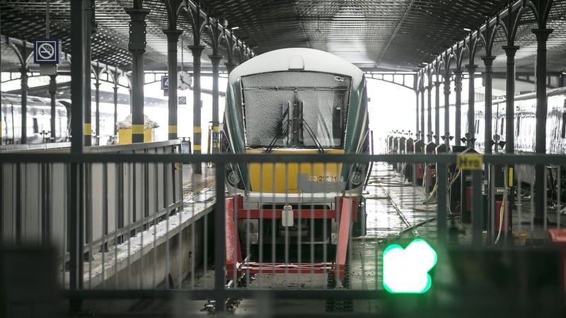 Trains back from Dublin on Sunday evening are also sold out, Iarnród Éireann has said