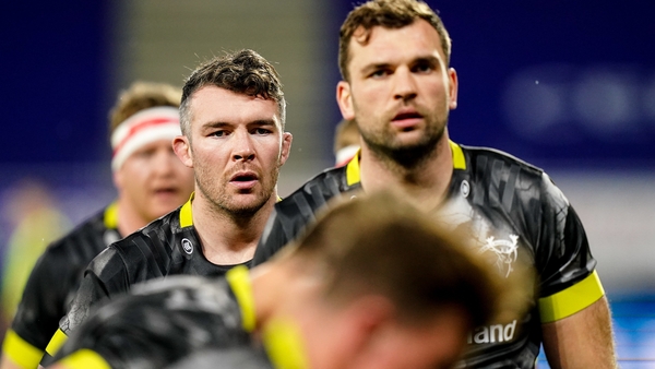 Tadhg Beirne (r) makes his Munster return