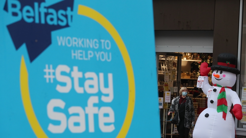 A night-time curfew is also being imposed for the first week of lockdown in Northern Ireland