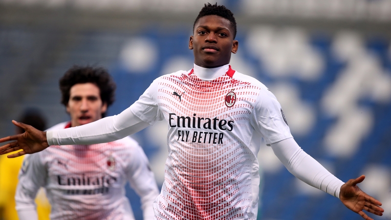 Rafael Leao took just six seconds to open the scoring at the San Siro.