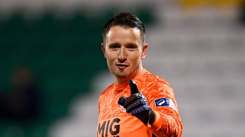 Brendan Clarke with St Pat's in November